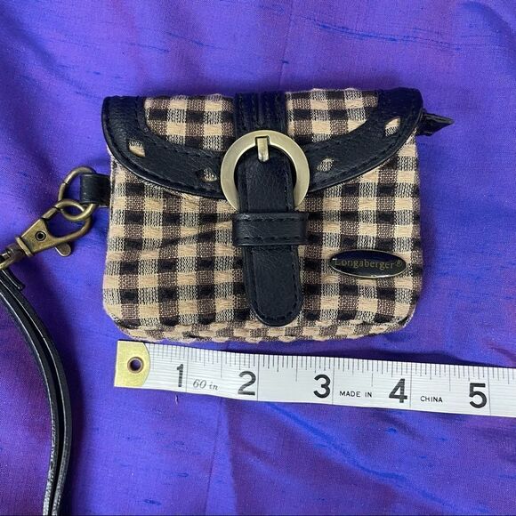 4 for $20 Little tiny sweet as can be plaid check Longaberger wristlet  keychain - Picture 6 of 6